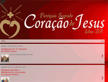Tablet Screenshot of paroquiaichu.com.br